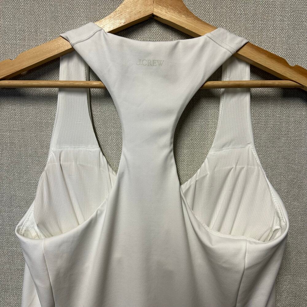 NWT J. Crew Active White Dress with Shorts Medium Tennis Workout - Picture 6 of 8